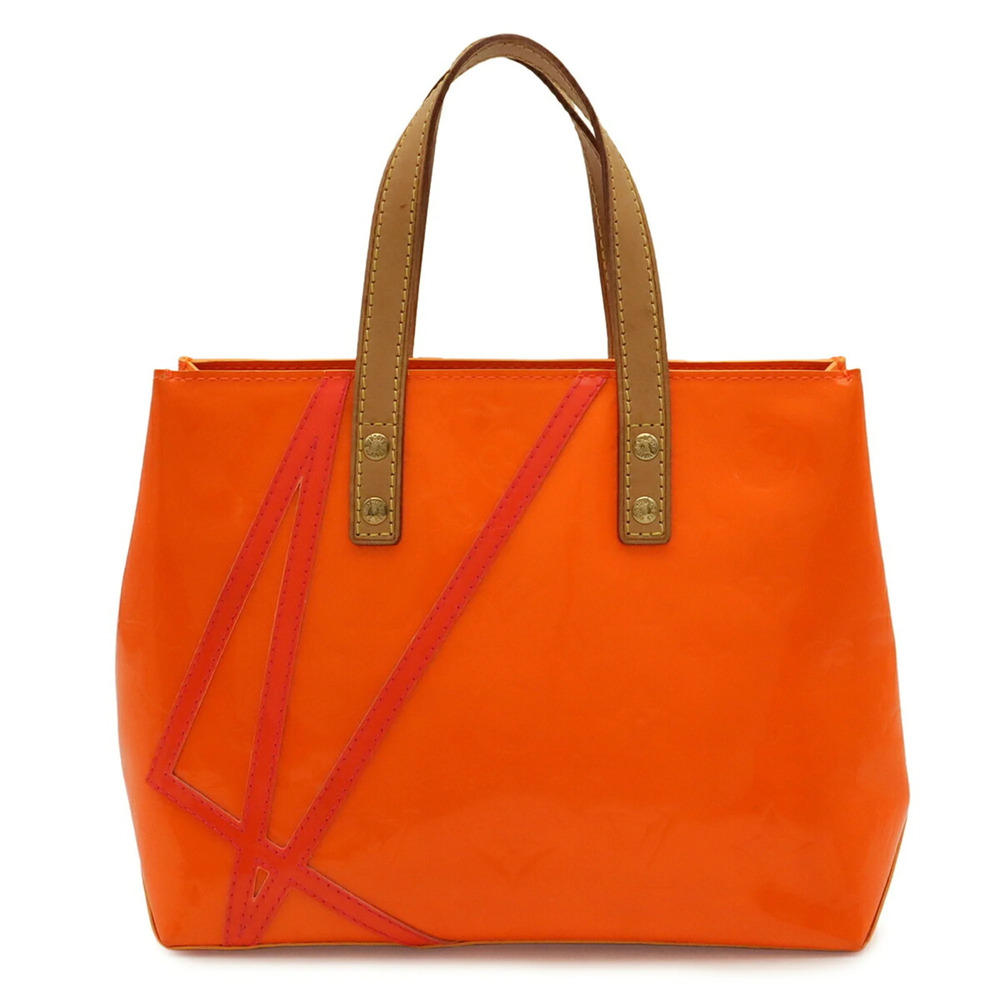 LOUIS VUITTON Louis Vuitton Monogram Vernis Fluorescent Lead PM Handbag Mini ...